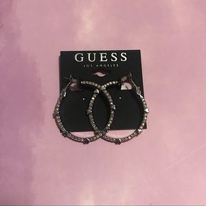 Guess hoop earrings